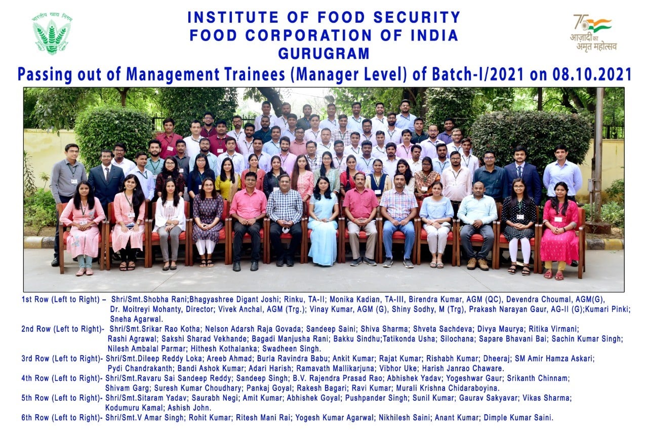 Passing Out of Management Trainees - Batch I